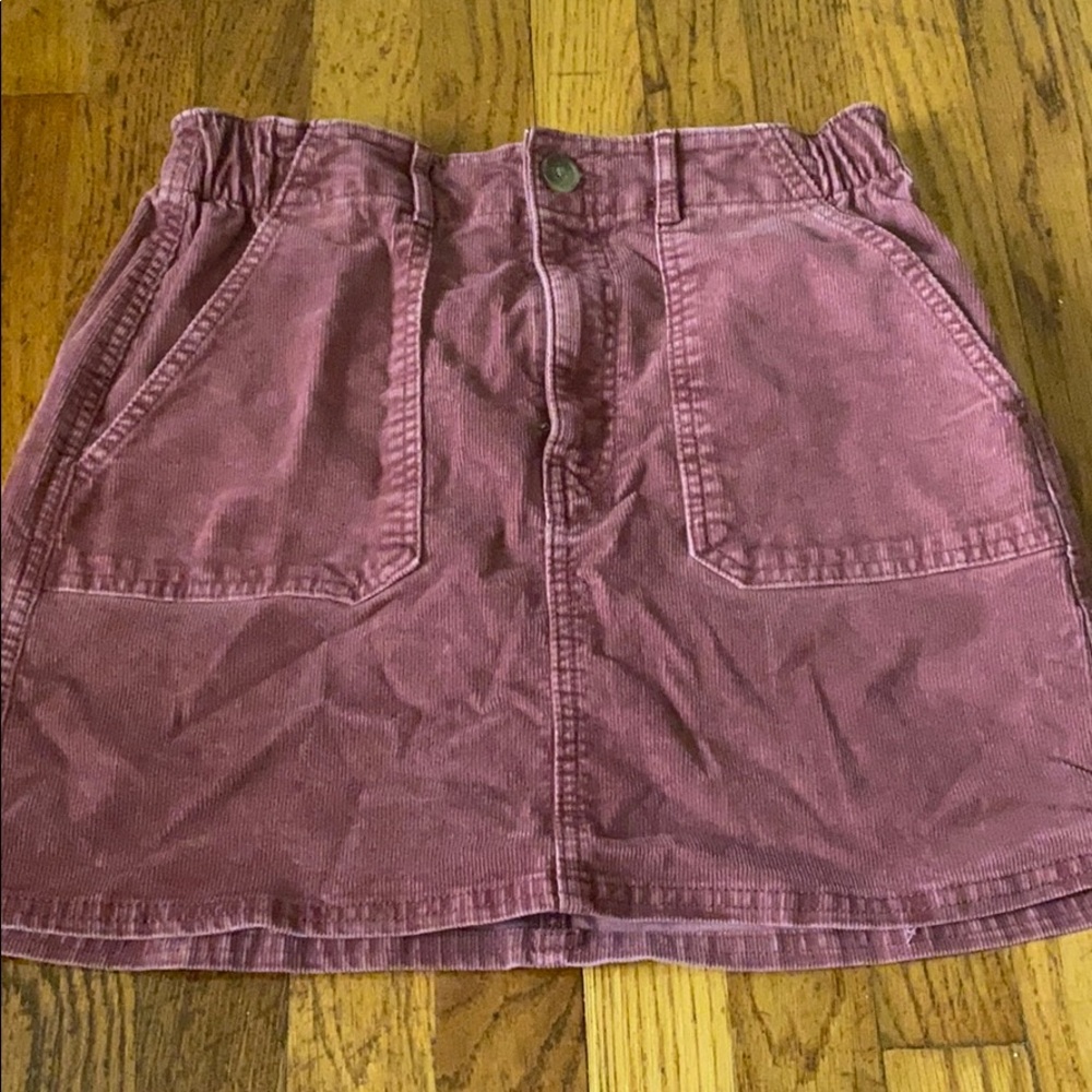 Red skirt